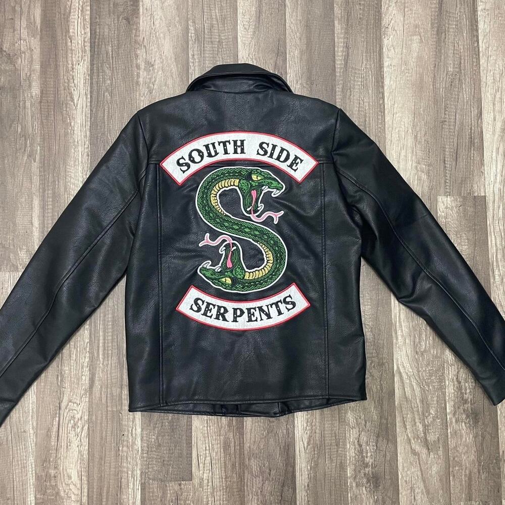 South Side Serpents Faux Leather Jacket – Size Small